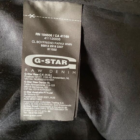 G-Star Raw Denim black lightweight zipper jacket M - Picture 7 of 8